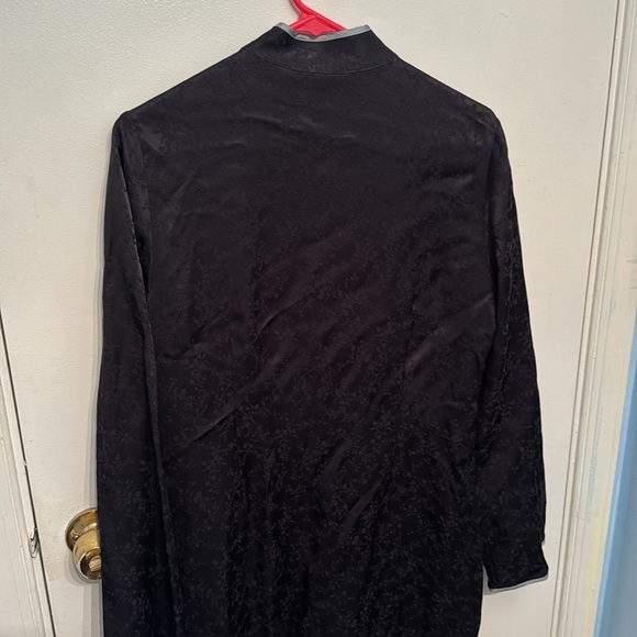 Zara Large Black Japanese-inspired Short Dress - Picture 4 of 4